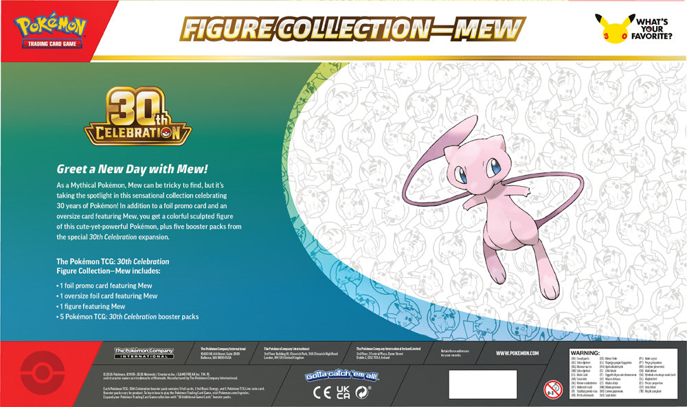 30th Celebration Figure Collection - Mew / Mewtwo