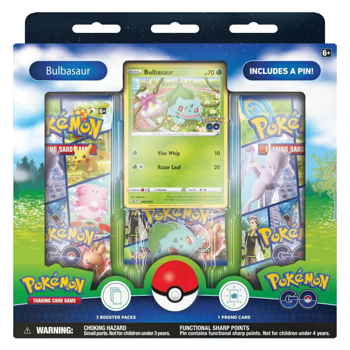 Pokemon GO Pin Collection (Set of 3) POKEMON TCG