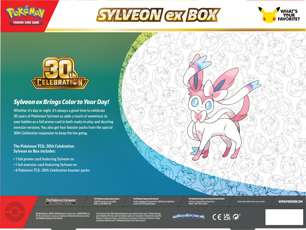 30th Celebration Sylveon ex Box / Greninja ex Box
