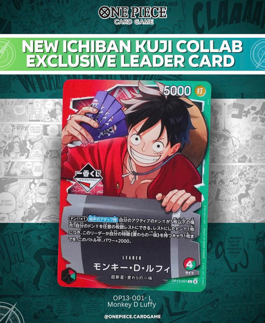 Ichiban Kuji OP13-001 Luffy Promo - Unopened