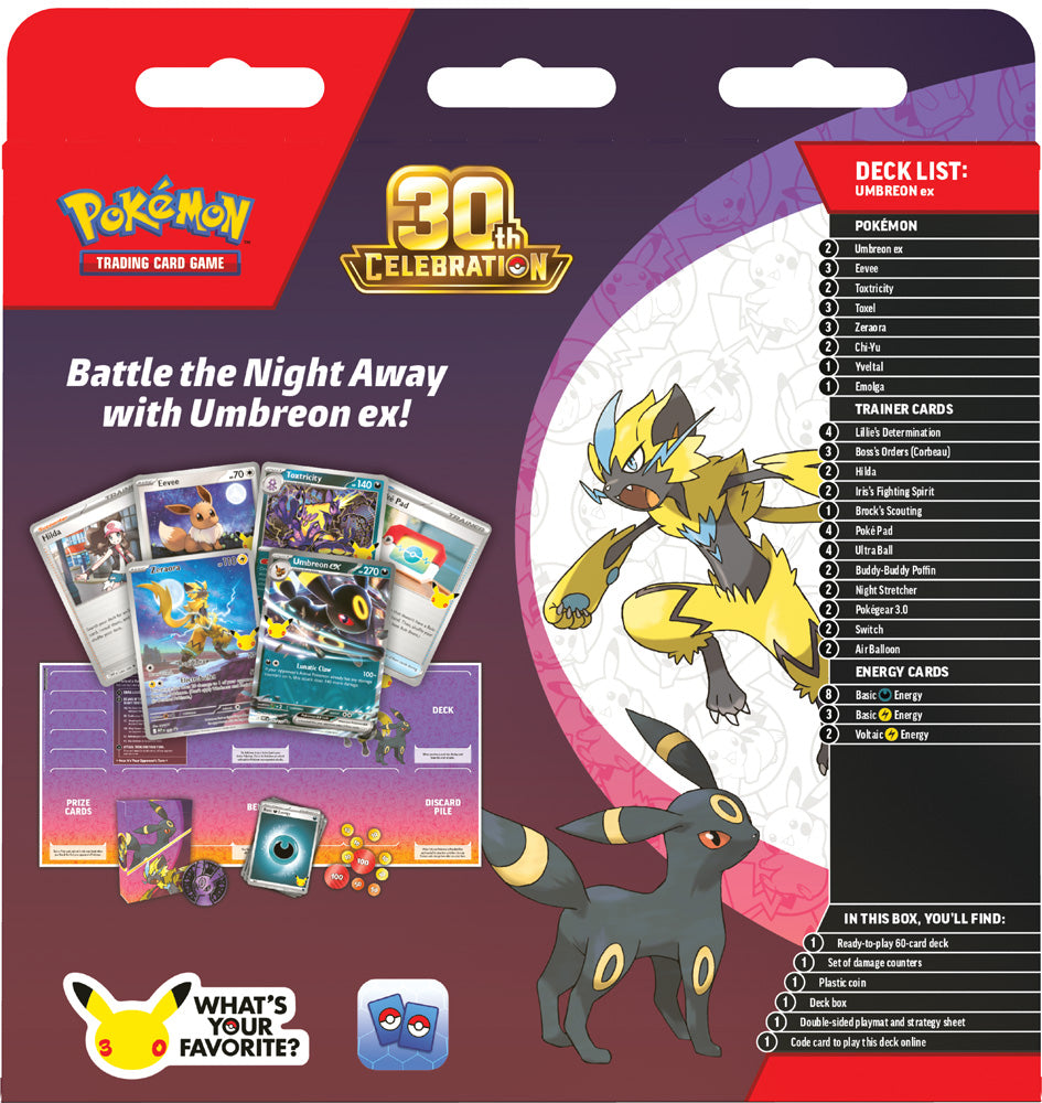 30th Celebration Battle Deck - Espeon ex / Umbreon ex