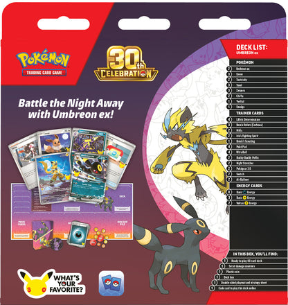 30th Celebration Battle Deck - Espeon ex / Umbreon ex