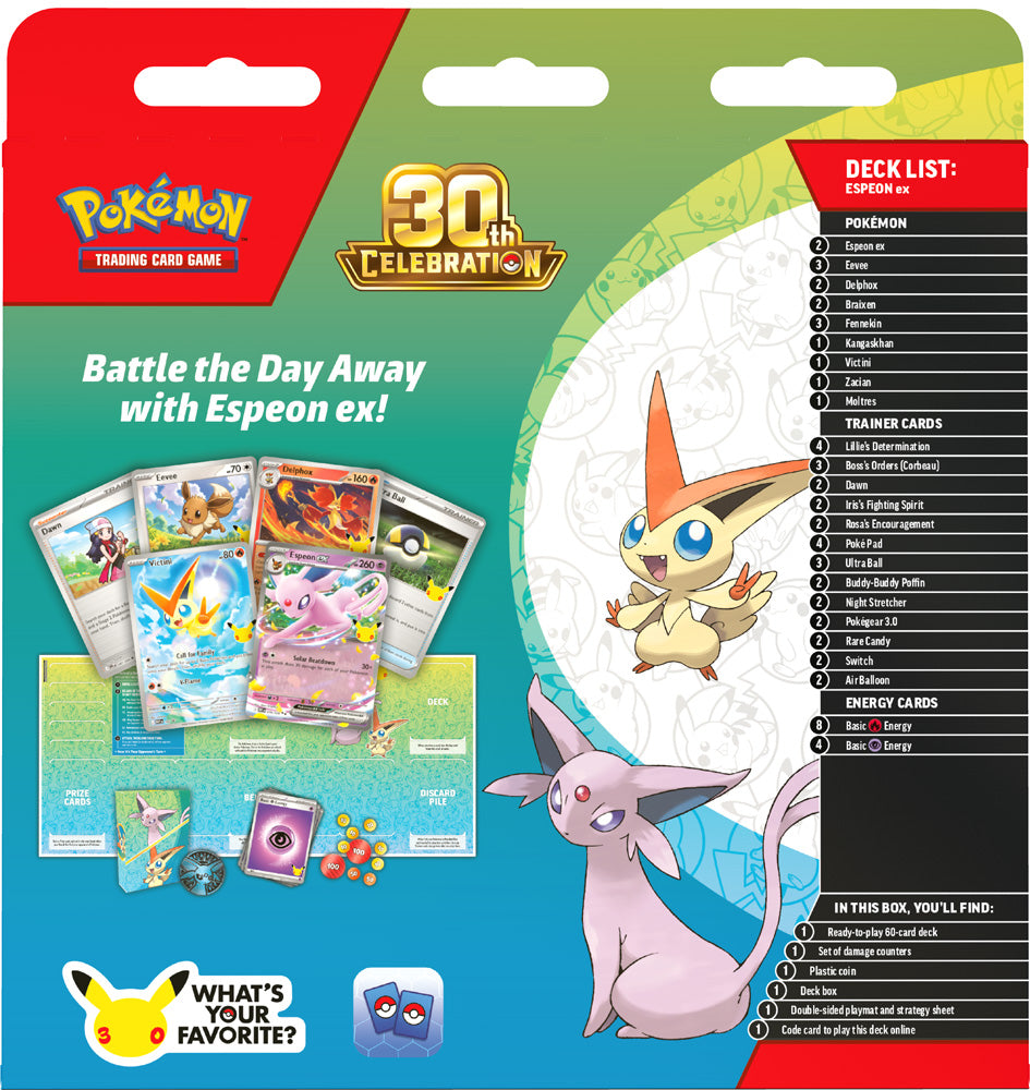 30th Celebration Battle Deck - Espeon ex / Umbreon ex