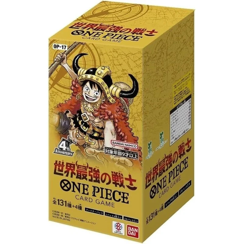 OP-17 The Worlds Strongest Warriors Booster Box - Japanese