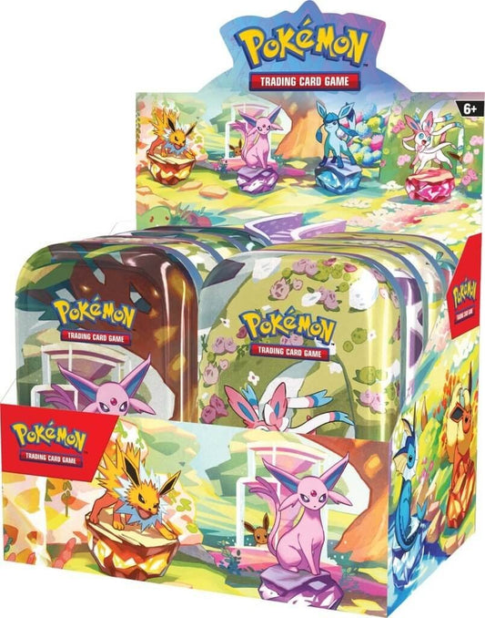 Prismatic Evolutions Mini Tin
