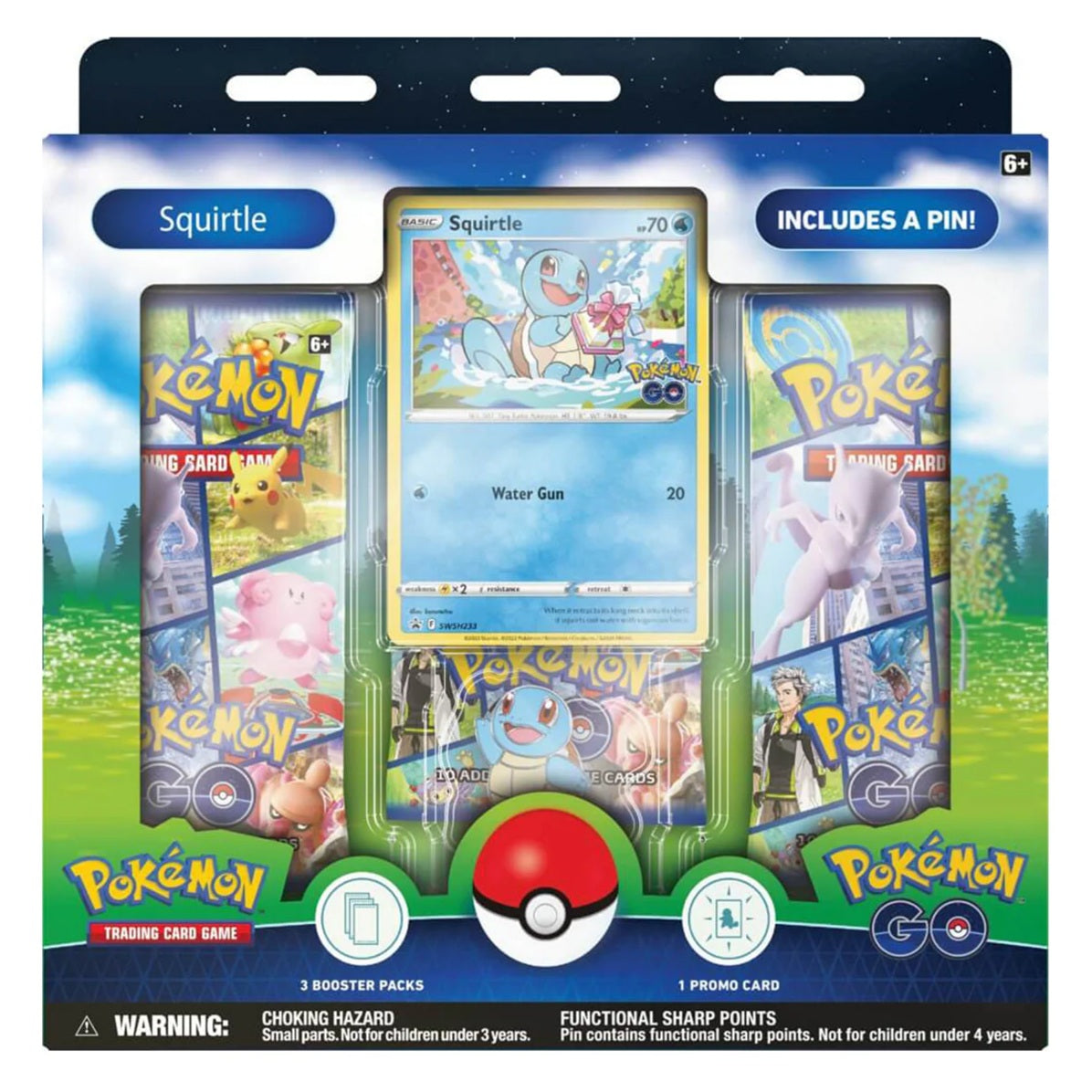 Pokemon GO Pin Collection (Set of 3) POKEMON TCG