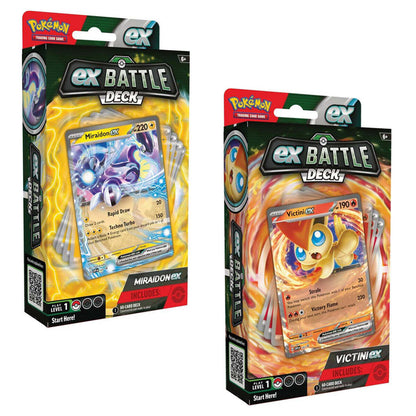 Victini & Miraidon ex Battle Decks (Pair)