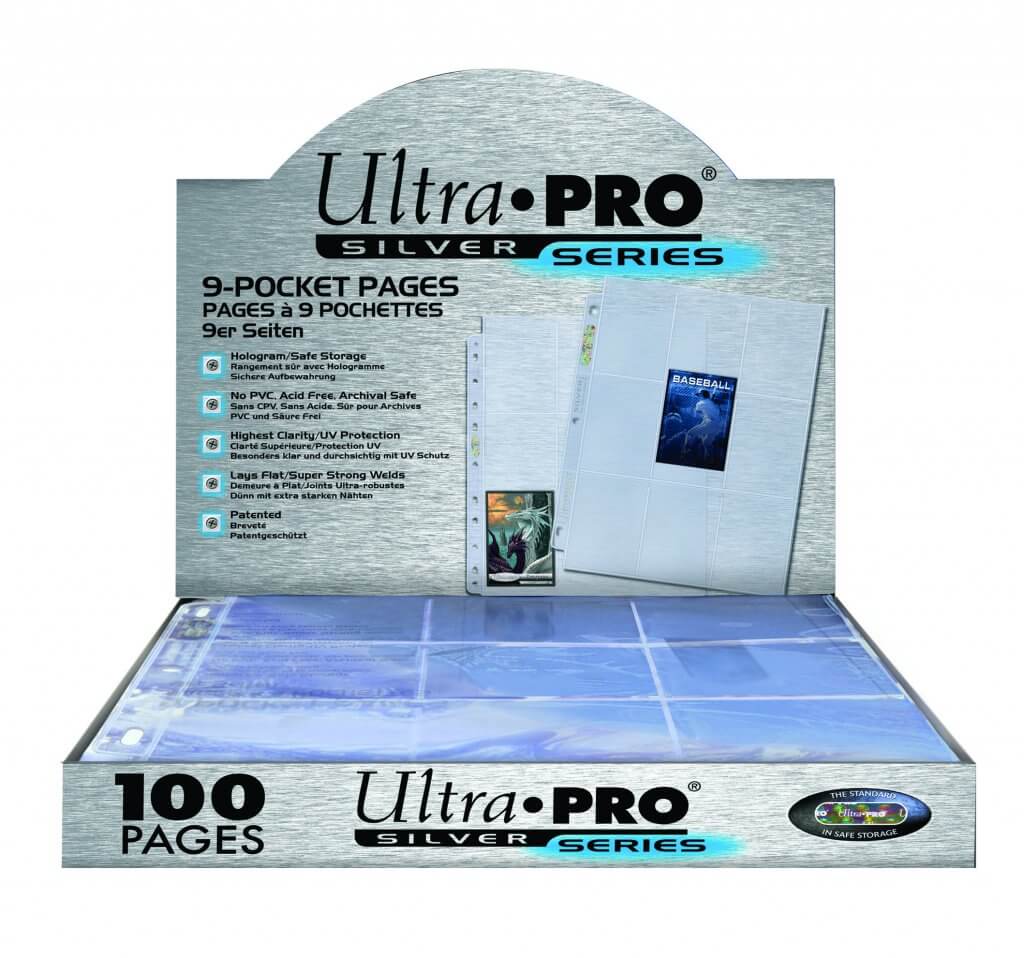 ULTRA PRO Page - 9-Pocket Silver Series