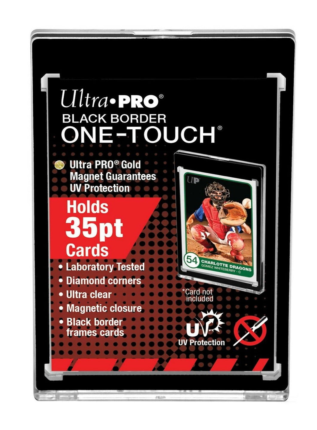 ULTRA PRO ONE TOUCH - 35 PT Black Border w/Magnetic Closure x1