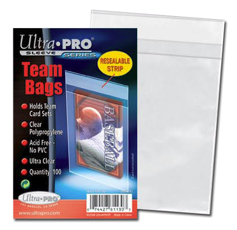 Ultra PRO - Team Bags Resealable Sleeves (PK100)